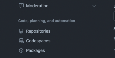 GitHub Repositories Section